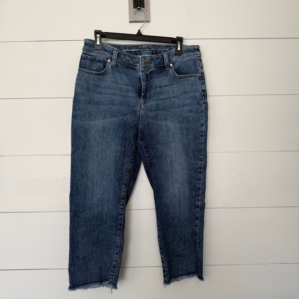Chico’s Women’s 1.5 Perfect Stretch Girlfriend Jeans Denim